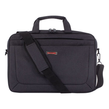 Swiss Mobility Cadence 2 Section Briefcase, Holds Laptops 15.6", 4.5" X 4.5" X 16", Charcoal freeshipping - TVN Wholesale